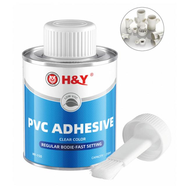 PVC solvent cement packaging and labeling