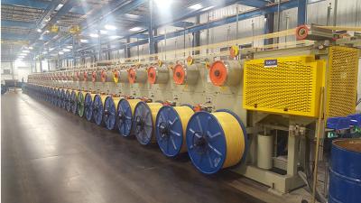 China Steel Cord Brass Electroplating Line for sale