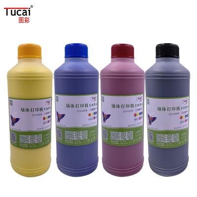 China Tinta UV de jato de tinta de pigmento de tinta de baixo cheiro 500ml Tinta de impressão de tela de cura UV à venda