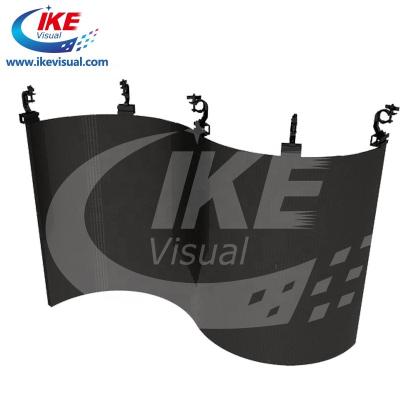 China Soft P4 Curved LED Display Screen Indoor Rental LED Display CE FCC ROHS for sale