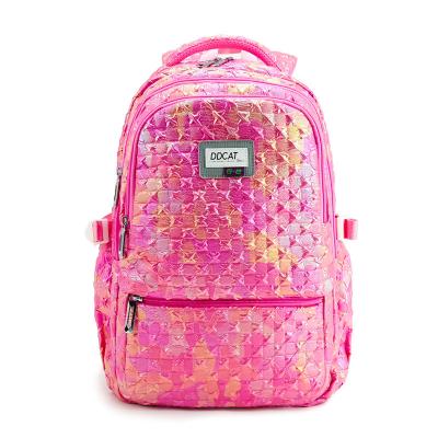 China Lightweight Polyester School Bags Backpack For Casual Sports Travel for sale