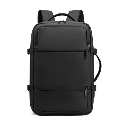 China Customized Black Laptop Bag Backpacks With Zipper Closure Lightweight for sale