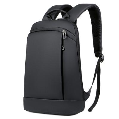 China ready goods black waterproof material laptop backpack EVA padded back for sale