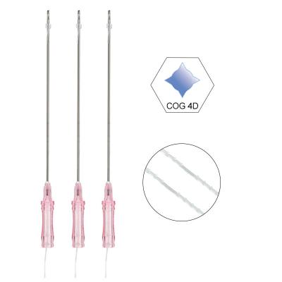 China Body PCL Thread Cog 4D Sharp Instrument 23G 60mm For Face Skin Beauty for sale