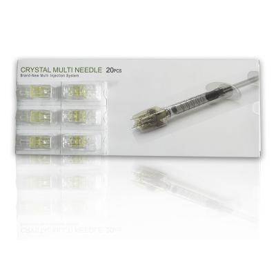 China Beauty Crystal Multi Needle Meso Nano Vacuum Injector Syringe Stamp for sale