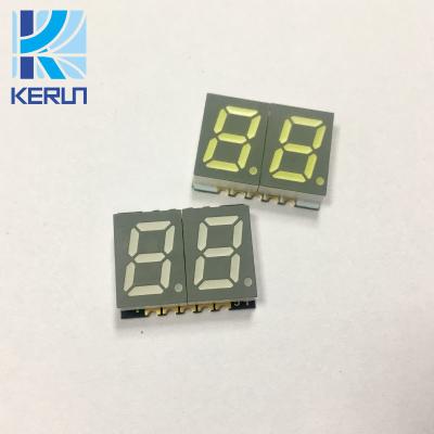 China 2 Digit 7 segment SMD LED Screen 10mm Height For Door Starter for sale