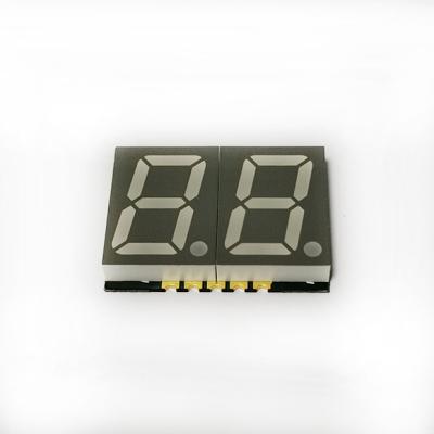 China 0.56 Inch SMD White 7 Segment Display 2 Digit Common Anode low power for sale