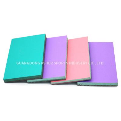 China Outdoor Paint SPU Flooring Material 8mm Thickness For Basketball Court for sale