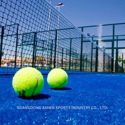 China Oem Custom Padel Tennis Courts Multi Color Panoramic  SBR Latex Backing for sale