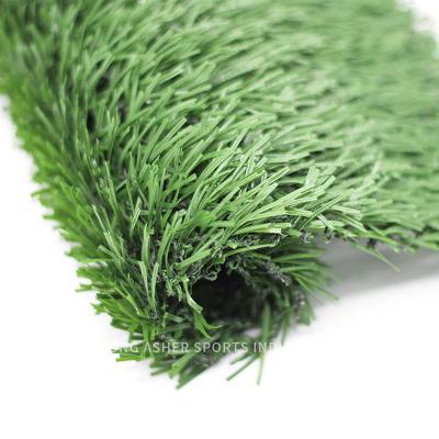 China Hybrid Grass Combine Artificial Football Pitches Natural Grass Combined 	M Shape for sale