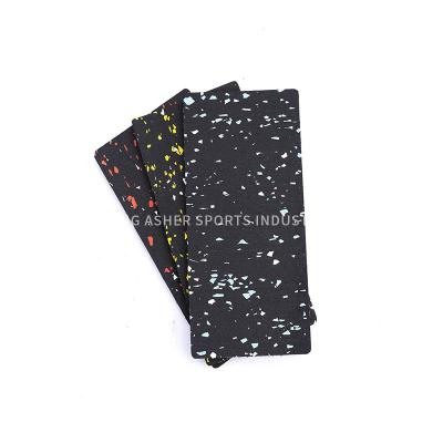 China Smooth Surface Fitness Rubber Mat Interlocking Flooring Type For Workout Room for sale