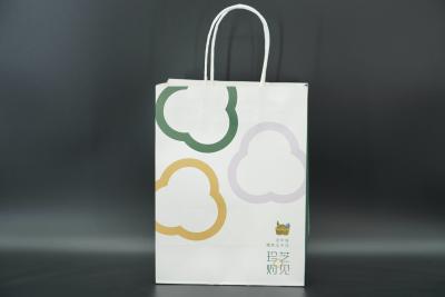 China OEM Twisted Handle Paper Bags Printing Bulk Kraft Bags biodegradable for sale