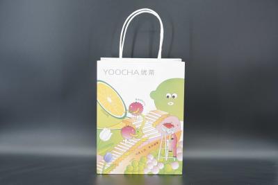 China Versatile Personalized Paper Bags Eco Friendly  Large Kraft Bags Recyclable for sale