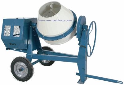 China Diesel Electric Motor/Gasoline Portable Mini Concrete Mixer with 260L Charging Capacity for sale
