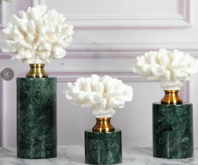 China Tabletop Coral Home Decor Sculptures for sale