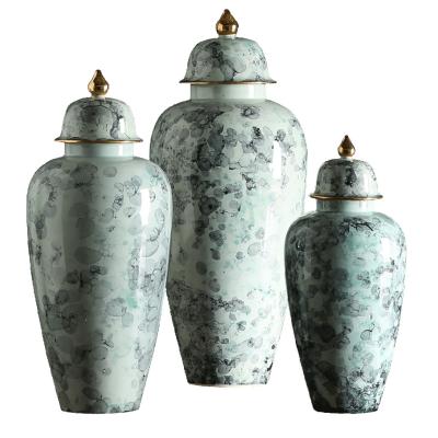 China Vaso de flor decorativo de Art Design Livingroom Ceramic 630mm à venda