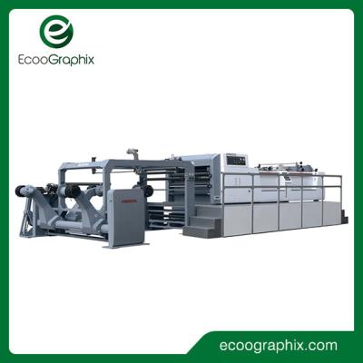 China Paper Roll Sheeter and Sheet Paper Cutter with Slitting and Trimming en venta