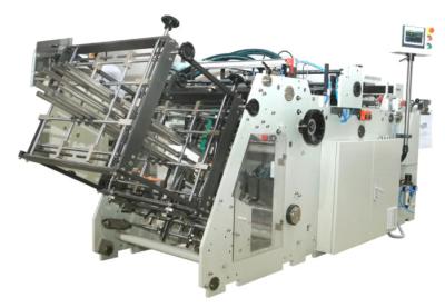 China Máquina de papel acanalada 200pcs/Min de la caja de los alimentos de preparación rápida de la máquina de la fabricación de cajas en venta