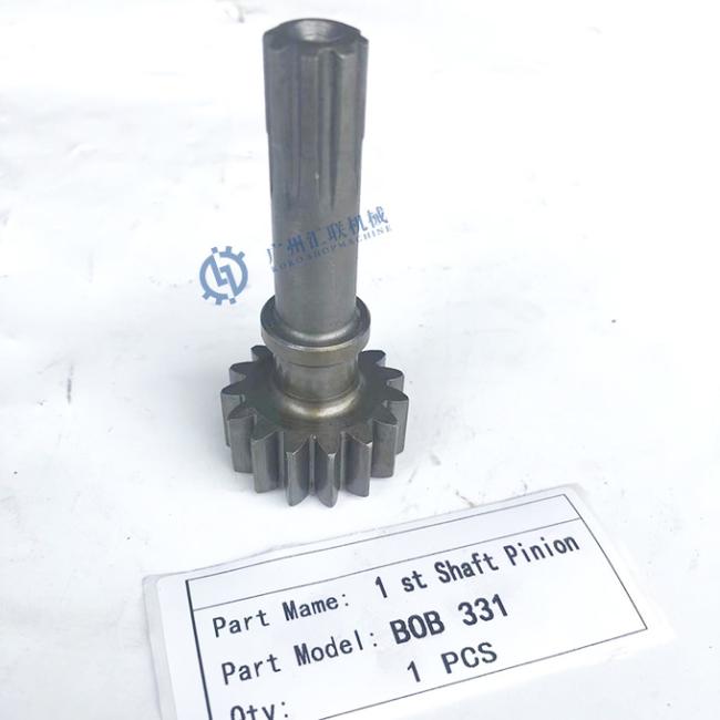 Excavator Parts First Shaft Pinion Travel Motor Reduction Gearbox First Sun Gear BOB331 0