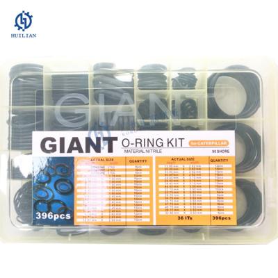 China Excavator Customize Any Shape Size CATEEEE GIANT O Ring Box Nitrilec Nbr Fkm Silicone Epdm Giant O-Ring Kit for sale