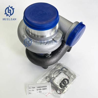 China Excavator Diesel Engine Turbocharger S100 Turbo S100-0091 Heat Resistance for sale