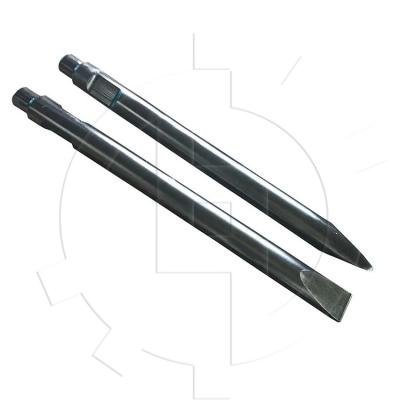 China 135*1200 Moil Type Wedge Type 42CrMo Chisels For S2000 S2200 S2500 S3000 S3600 Hydraulic Breaker Spare Parts for sale