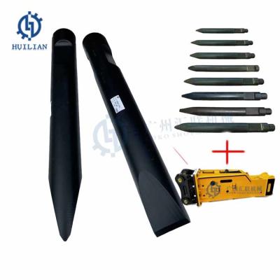 China MTB255 MTB275 MTB285 MTB365 Concrete Breaker Pneumatic Hammer Point Chisel Hydraulic Breaker Chisel for sale