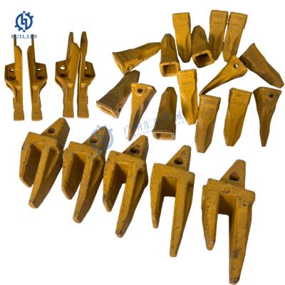 China 531-03208 531-03209 531-03205 8J7525 U3202RC Dentes de cubo para excavadora Jcb Cortador lateral de punta Adaptador de dientes de cubo en venta