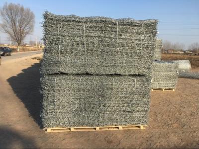China Hot Dipped Galvanized Gabion Mattress Width 1m - 2m For Erosion Control for sale