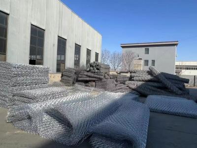 China Galvanized Steel Gabion Wire Mesh White / Black for sale