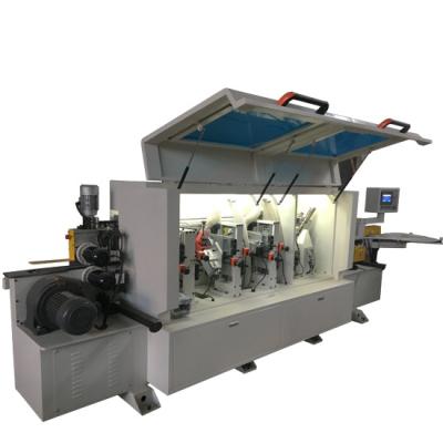 China Straight full automatic PVC edge banding machine for door cabinets KC370D for sale