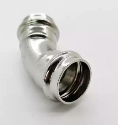 China 316l Stainless Steel Pipe Fittings 45 Degree Equal Elbow for sale