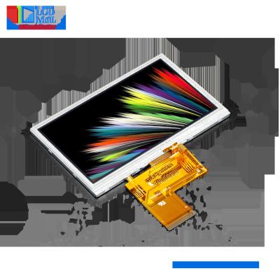 China Ecrã LCD personalizado RGB 24 bits 4,3 polegadas TFT colorido touch screen 550cd à venda