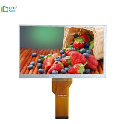 China 7 Inch WVGA TFT LCD Display 800*480 Resolution 6 O'Clock Viewing Direction LCD Screen for sale
