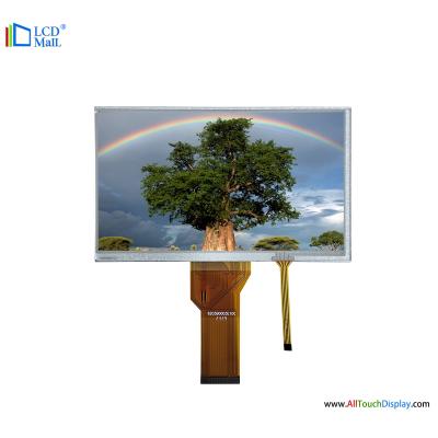 China 40 Pin lcd screen TFT LCD Display RTP 7 Inch LCD Module High Brightness 280cd/m2 for sale