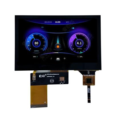 China 4.3'' IPS 480*RGB*272 Tft Lcd Display 40 pin RGB Interface Capacitive Touch Panel Screen Display à venda
