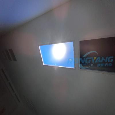 China Regulable 600x1200 Panel de luz solar artificial Techo Tuya Control 90 grados en venta