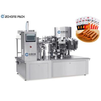 China Food Beef Corn Automatic Vacuum Packaging Machine Multifunctional Rotary for sale