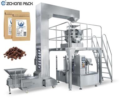 China Automatic Coffee Bean Packing Machine Multifunctional Granular Stand Up Pouches for sale