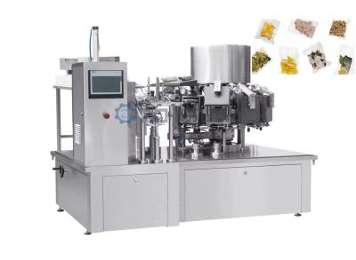 China Automatic Rotary Vacuum Packaging Machine Multifunction Table Top Food for sale