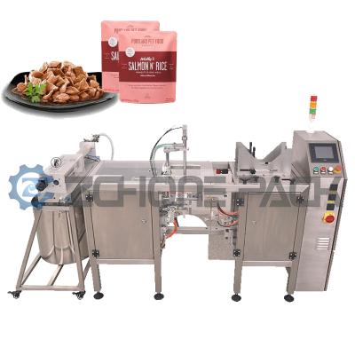 China Pet Food Wet Food Mini Doypack Packaging Machine Chicken Beef Soup Bagging Machine for sale