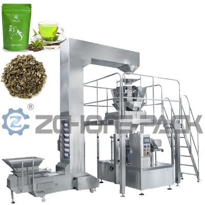 China Máquina de alimentación de la bolsita de té del bolso rotatorio multifuncional de la empaquetadora en venta
