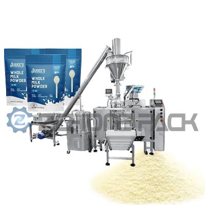 China 220V Flour Packaging Machine Automatic Single Station Bag Feeder Screw Metering Machine for sale