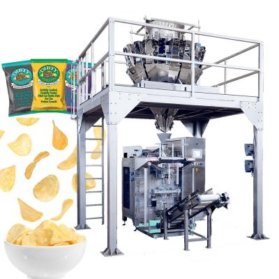 China Potato Chip Packaging Machine Vertical Bag Making Machine for sale