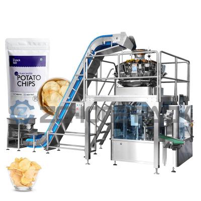 Chine La pomme de terre Chips Packing Machine Automatic French fait frire des casse-croûte Chips Packing Machine à vendre