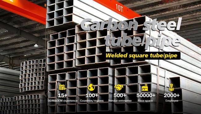 Weld ERW Rectangular and Square Stainless Steel Pipe Tube Round Square Rectangular Galvanized (IRON) Gi Carbon Steel Pipes