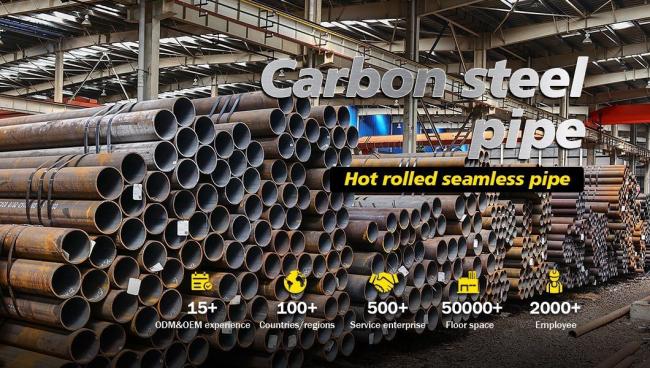 Carbon ASTM A36 A53 A333 A106 10# 20# AISI API5l ERW Round Pipe Carbon