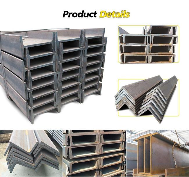 E250A S235mc S355j2 I Beam Manufacturer Customized Section Hot Rolled Q235B Carbon Steel U Channel Wholesale Ss400 H Section Steel Price Structural Steel H Beam