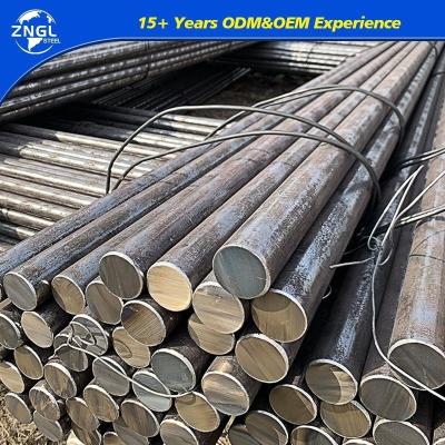 China Black Surface Finish 25mm Hot Rolled Forged Non-Alloy ASTM 1015 Carbon Steel Round Bar for sale