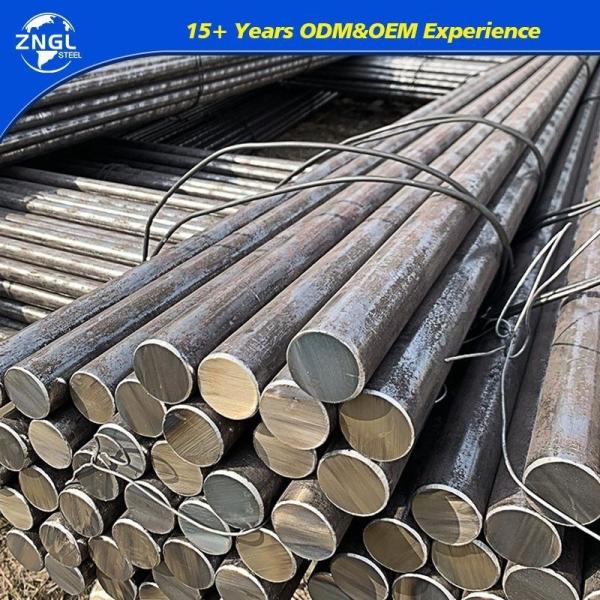 Quality Black Surface Finish 25mm Hot Rolled Forged Non-Alloy ASTM 1015 Carbon Steel Round Bar for sale